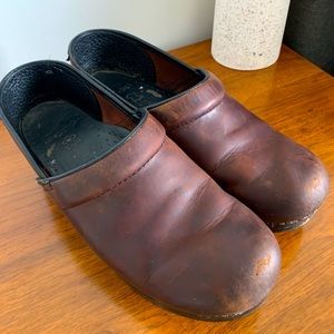 Dansko Leather Clogs
